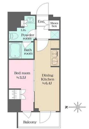 ウエリスアーバン錦糸町の物件間取画像
